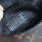 Louis Vuitton S-Lock Sling Monogram Macassar Black For Men, Men's Bags, Crossbody Bags 8.3in/21cm LV M45807