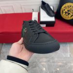 Gucci Men's Ace GG Embossed Sneaker With G And Bee Black For Men ‎‎625787