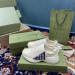 Gucci Men's Rhyton Sneakers With Lemon Gucci White Ivory For Men ‎684899 DRW00 9522