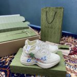 Gucci Men's Rhyton Sneakers With Lighton Hawaii White Ivory For Men 552851 DRW00 1000