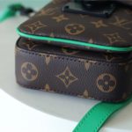 Louis Vuitton S-Lock Vertical Wearable Wallet Monogram Macassar Green For Men, Men's Bags, Shoulder And Crossbody Bags 7.5in/19cm LV