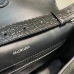 Balenciaga Downtown Small Shoulder Bag In Black, For Women, Women's Bags 11.8in/30cm