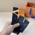 Louis Vuitton Iconic Reversible LV Belt Black LV Women Belt