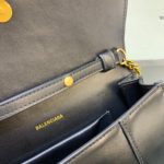 Balenciaga Hourglass Wallet On Chain in Black, For Women, Women's Bags 9in/23cm