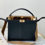 Fendi Peekaboo X-Lite Tote Medium Navy Blue Bag For Woman 30cm/12in