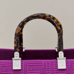 Fendi Sunshine Medium Purple FF fabric shopper Bag For Woman 31cm/12in 8BH386AHWCF037T