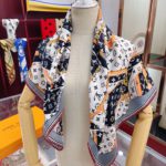 Louis Vuitton More and More Double Face Shawl Black Scarf 90cm/35in