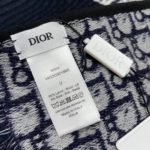 Dior Oblique University Reversible Scarf Blue 79in/200cm