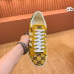 Gucci x Adidas Men's With GG Sneakers Yellow For Men ‎707850