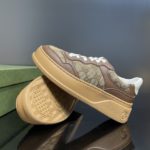 Gucci Men's GG Sneaker Brown And Beige For Men 676092 UPG20 2866