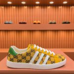 Gucci x Adidas Men's With GG Sneakers Yellow For Men ‎707850