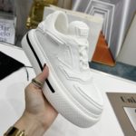 Prada Re-Nylon And Brushed Sneakers White For Women 1.96in/50mm PRD