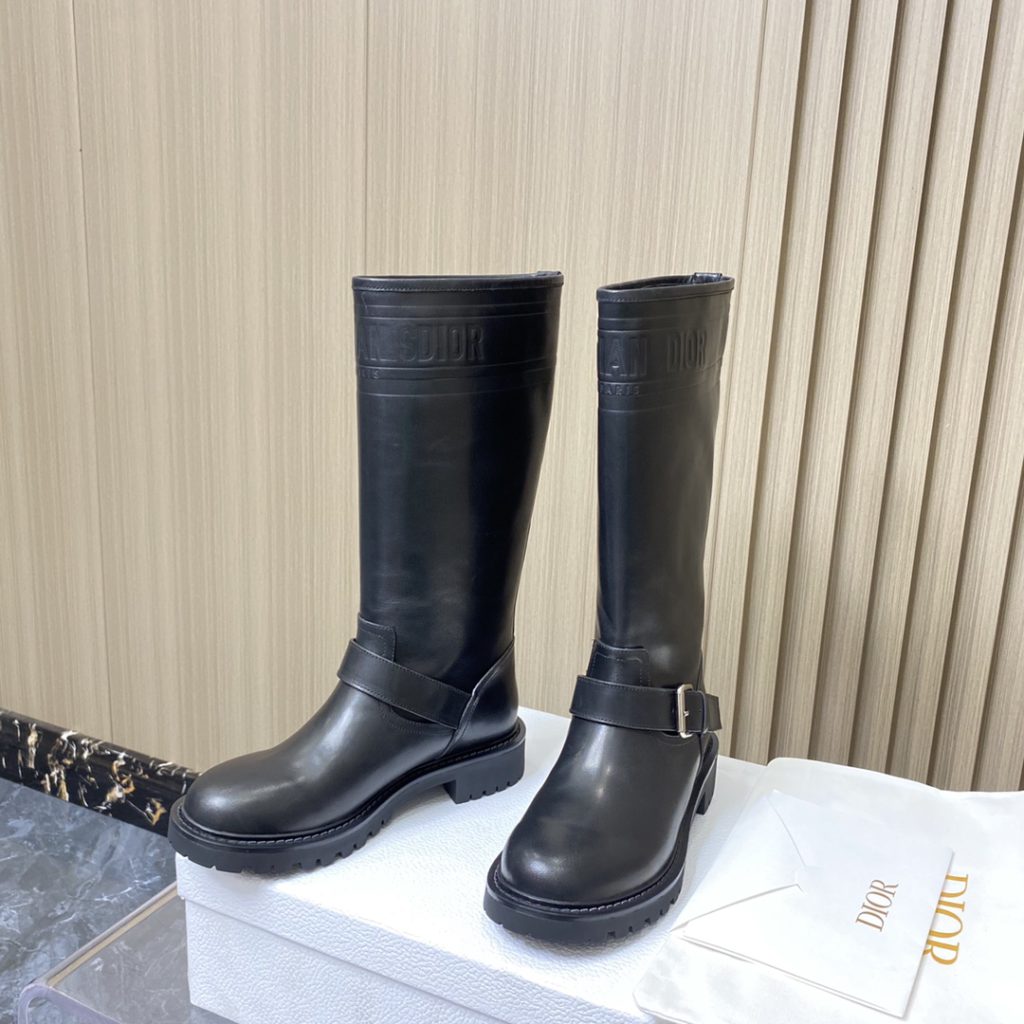 Christian Dior Women's Demi-Season Boot Black For Women CD