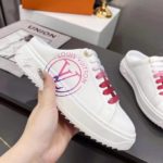 Louis Vuitton Women's Time Out Open-Back Sneaker Fuchsia Pink For Women LV 1AA1CD