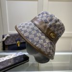Gucci GG Canvas Bucket Hat Brown