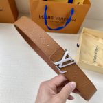 Louis Vuitton Iconic Reversible LV Belt Brown LV Women Belt