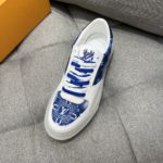 Louis Vuittion LV Ollie Richelieu Sneaker Blue For Men LV