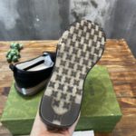 Gucci Men's Perforated Slip On Sneaker Black For Men 407364