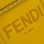 Fendi Sunshine Shopper Yellow Mini Bag For Woman 13cm/5in