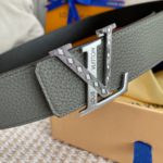 Louis Vuitton Iconic Reversible LV Belt Grey LV Women Belt