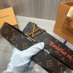 Louis Vuitton Iconic Reversible LV Belt Brown LV Women Belt