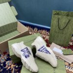 Gucci Men's Rhyton Sneakers With Lemon Gucci White Ivory For Men ‎684899 DRW00 9522