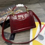 Dolce & Gabbana Print DG Girls Bag Burgundy For Women 10.6in/27cm DG
