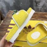 Gucci x Adidas Men's Sandal With Platform And GG Yellow For Men 702398 UU010 7171