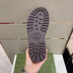Gucci Men's GG Supreme Slide Sandal Brown And Beige For Men ‎624879