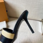 Louis Vuitton Women's Lock It Mule Black For Women LV 3.7in/9.5cm