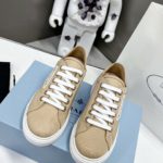 Prada Macro Re-Nylon And Brushed Sneakers Brown For Women 1.2in/30mm PRD
