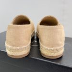 Prada Linen Espadrilles Beige For Women 0.8in/20mm PRD 1S841M_376_F0065_F_020