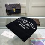 Dior Pompom Beanie In Black