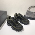Prada Cloudbust Thunder Sneakers Green/Black For Women 2.4in/60mm PRD