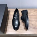 Prada Brushed Loafers Black For Men 1in/25mm PRD 2DB180_P39_F0002_F_G001