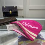 Dior Pompom Beanie In Pink