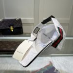Gucci Original GG Canvas Baseball Hat With Web White GG Hat
