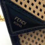 Fendi Small Kan U Black and Brown Bag For Woman 19cm/7.5in485