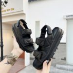 Prada Padded Nappa Sandals Black For Women 0.8in/20mm PRD 1X721M_038_F0002_F_020