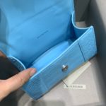 Balenciaga Hourglass XS Handbag In Blue, For Women, Women's Bags 7.4in/19cm 5928331LR6Y4624