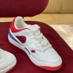 Gucci Men's Sneaker Gucci Basket Donna White Red Demetra For Men ‎697882 2SHJ0 9090