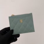 Chanel Flat Card Holder Mint Bag For Women 11.5cm/4.5in
