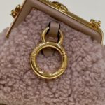 Fendi First Mini Pink Mink Bag For Woman 11.5cm/4in
