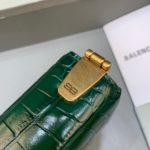 Balenciaga Triplet Small Bag Crocodile Embossed Green, For Women, Women's Bags 8.3in/21cm