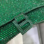 Balenciaga Hourglass Small Handbag In Green, For Women, Women's Bags 9in/23cm
