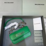 Balenciaga Gossip Small On Chain Shoulder Bag Green, For Women, Women's Bags 7.4in/19cm
