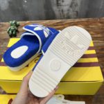 Gucci x Adidas Men's Sandal With Platform And GG Blue For Men 702412 UU010 4160