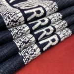 Dior Oblique University Reversible Scarf Blue 79in/200cm