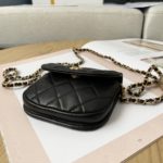 Chanel Mini 1889 Unblocked Metal Ball Black Bag For Women 9cm/3.5in