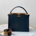 Fendi Peekaboo X-Lite Tote Medium Navy Blue Bag For Woman 30cm/12in